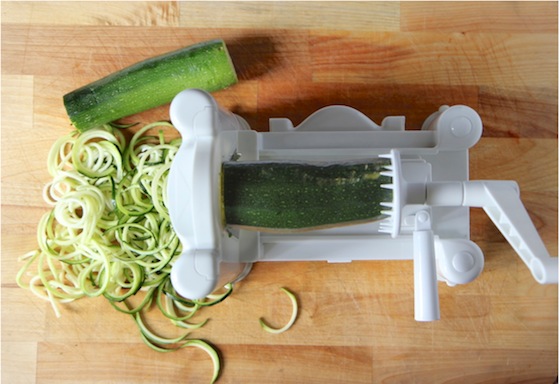 The Italian Dish - Posts - Spiralized Zucchini Noodles with Basil